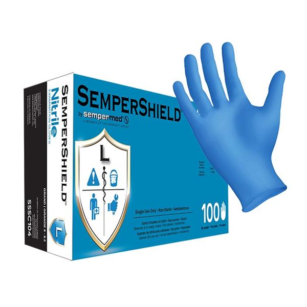 HARPS, Inc. -Nitrile Exam Glove Case Small Blue Non-Sterile Not Chemo Approved SSSC102