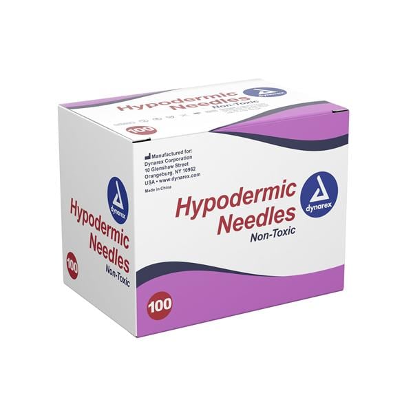 Dynarex Corporation -Hypodermic Needle 25gx5/8" Orange Conventional 100/bx, 10 BX/CA 6972