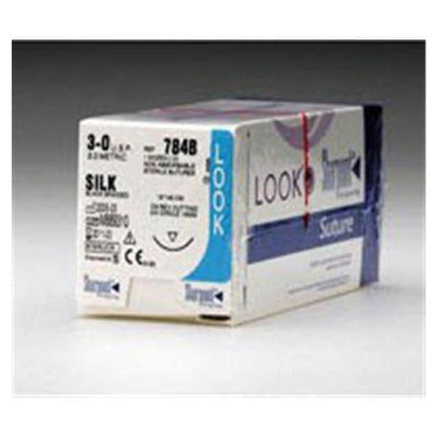 Surgical Specialties Corp Look Suture 5-0 100yd Silk Braid Black Ea - SP115
