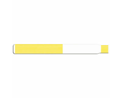 PDC ScanBand® Thermal Wristband Adhesive Closure 1-1/8" x 11-1/2", 1-1/2" Core Adult Yellow, 500 per Box | 7042-14-PDM