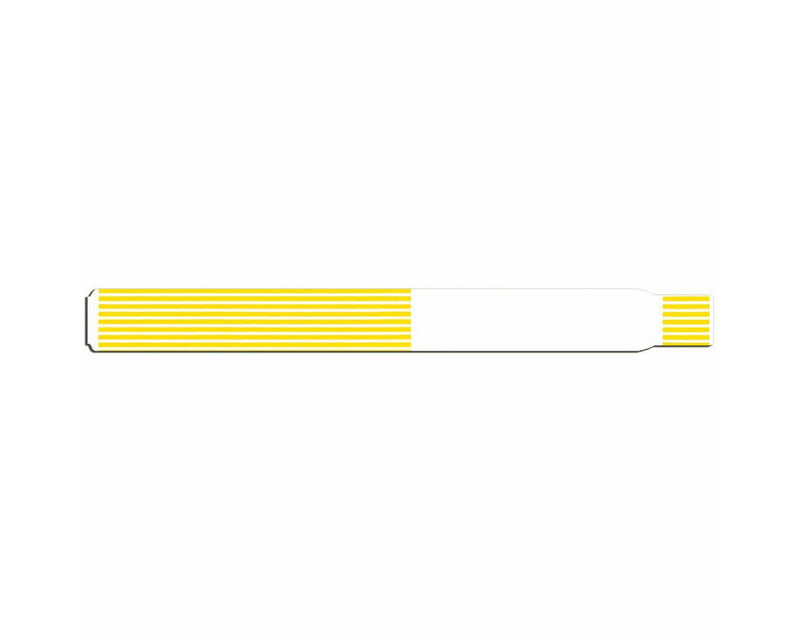 PDC ScanBand® Thermal Wristband Adhesive Closure 1-1/8" x 11-1/2", 1-1/2" Core Adult Yellow, 500 per Box | 7042-14-PDM