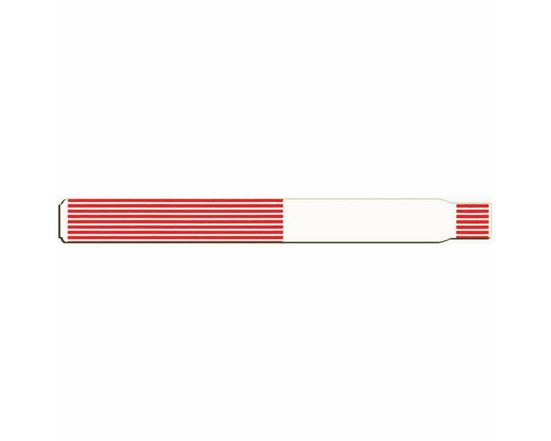 PDC ScanBand® Thermal Wristband Adhesive Closure 1-1/8" x 11-1/2", 1-1/2" Core Adult Red, 500 per Box | 7042-16-PDM