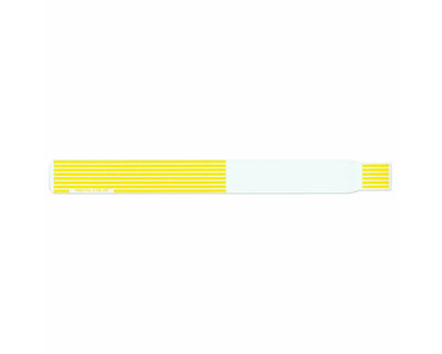 PDC ScanBand® Thermal Wristband Adhesive Closure 1-1/8" x 11-1/2", 1" Core Adult Yellow, 400 per Box | 7045-14-PDL