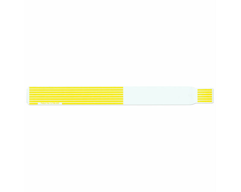 PDC ScanBand® Thermal Wristband Adhesive Closure 1-1/8" x 11-1/2", 1" Core Adult Yellow, 400 per Box | 7045-14-PDL