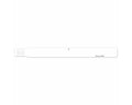 PDC ScanBand® Thermal Wristband Adhesive Closure 1-1/8" x 11-1/2", Core 1" Adult White, 200 per Box | 7046-11-PDH