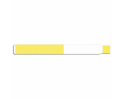PDC ScanBand® Thermal Wristband Adhesive Closure 1-1/8" x 11-1/2", 1" Core Adult Yellow, 340 per Box | 7054-14-PDO