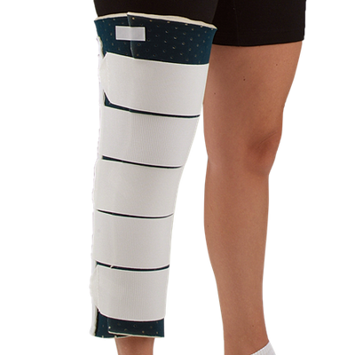 DEROYAL KNEE IMMOBILIZER WITH ELASTIC STRAPS (PACKAGING - EACH)