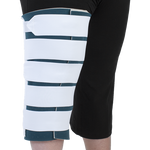 DEROYAL KNEE IMMOBILIZER WITH ELASTIC STRAPS (PACKAGING - EACH)