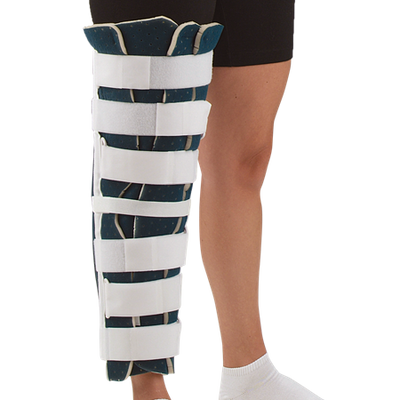 DEROYAL FOAM TRI-PANEL KNEE IMMOBILIZER (PACKAGING - EACH)
