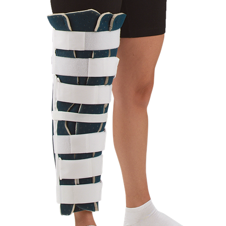 DEROYAL FOAM TRI-PANEL KNEE IMMOBILIZER (PACKAGING - EACH)