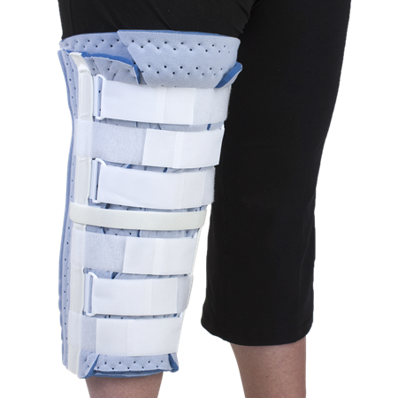 DEROYAL BARIATRIC FOAM TRI-PANEL KNEE IMMOBILIZER (PACKAGING - EACH)