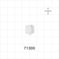 Male Luer Cap, Non-Vented, White -  - 71300
