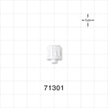 Male Luer Cap, Non-Vented, White -  - 71301
