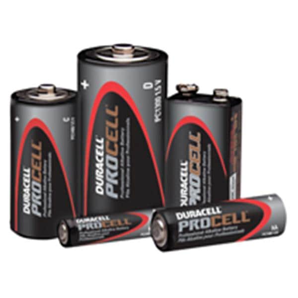 Duracell Co USA Procell 9 Volt Alkaline Battery 12/Box, 6 BX/CA - PC1604BKDCS