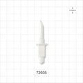 Spike, Non-Vented - Fits 0.118 inch ID x 0.161 inch OD Tubing (3 mm x 4.1 mm) - 72035
