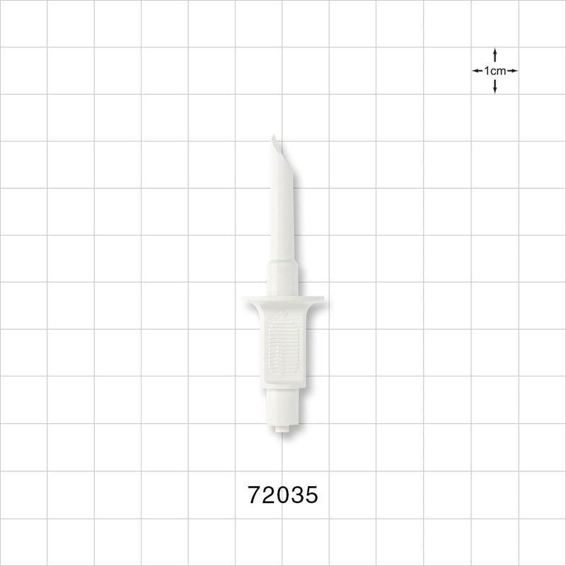 Spike, Non-Vented - Fits 0.118 inch ID x 0.161 inch OD Tubing (3 mm x 4.1 mm) - 72035