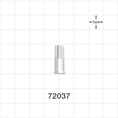 Female Luer Cap, Vented, White -  - 72037