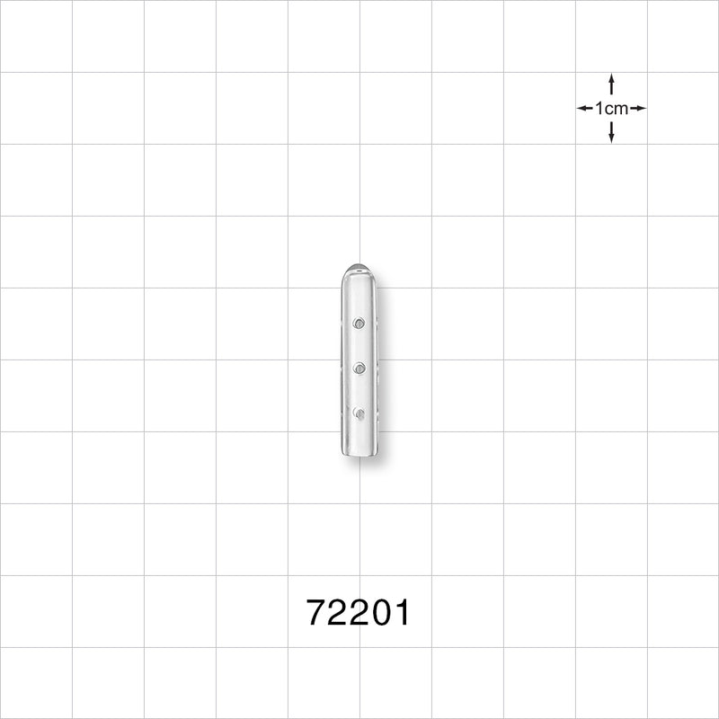 Instrument Guard, Vented, Clear - 0.126 inch x 1 inch (3.2 mm x 25.4 mm) - 72201