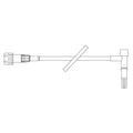 Baxter Healthcare -T-Connector Extension Set 15cm 200/Case 2N3326