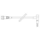 Baxter Healthcare -T-Connector Extension Set 15cm 200/Case 2N3326