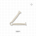 Non-Reopening Clamp, Natural - 1.5 inch (38.1 mm) Sealing Length - 72971