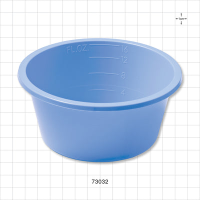 Solution Bowl, Blue - 16 oz. (473 cc) - 73032