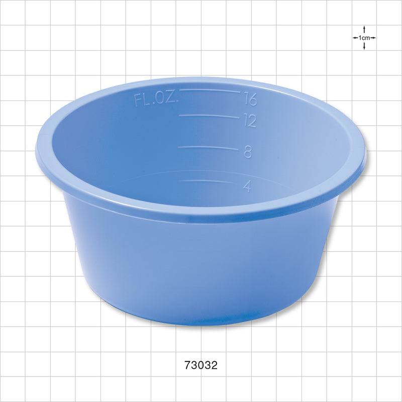 Solution Bowl, Blue - 16 oz. (473 cc) - 73032