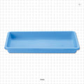 Shallow Tray, Blue - 5.4 inch x 9.72 inch x 1 inch (137.2 mm x 246.9 mm x 25.4 mm) - 73052