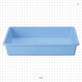 Deep Tray, Blue - 9.72 inch x 11 inch x 2 inch (246.9 mm x 279.4 mm x 50.8 mm) - 73067