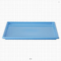 Large Platform Tray, Blue - 14.66 inch x 16.33 inch x 1.04 inch (372.4 mm x 414.8 mm x 26.4 mm) - 73070