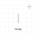 Instrument Guard, Non-Vented, White - 0.06 inch x 0.75 inch (1.6 mm x 19.1 mm) - 73100