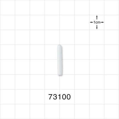 Instrument Guard, Non-Vented, White - 0.06 inch x 0.75 inch (1.6 mm x 19.1 mm) - 73100