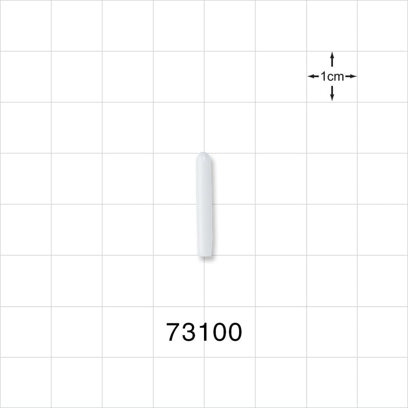 Instrument Guard, Non-Vented, White - 0.06 inch x 0.75 inch (1.6 mm x 19.1 mm) - 73100