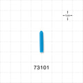 Instrument Guard, Non-Vented, Blue - 0.08 inch x 0.75 inch (2 mm x 19.1 mm) - 73101