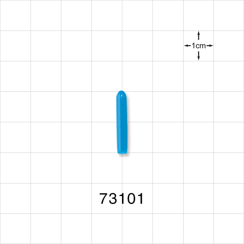 Instrument Guard, Non-Vented, Blue - 0.08 inch x 0.75 inch (2 mm x 19.1 mm) - 73101