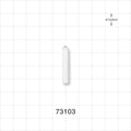 Instrument Guard, Non-Vented, Clear - 0.13 inch x 1 inch (3.2 mm x 25.4 mm) - 73103