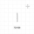 Instrument Guard, Vented, White - 0.06 inch x 0.75 inch (1.6 mm x 19.1 mm) - 73109