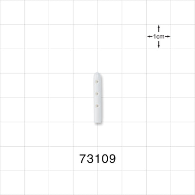 Instrument Guard, Vented, White - 0.06 inch x 0.75 inch (1.6 mm x 19.1 mm) - 73109