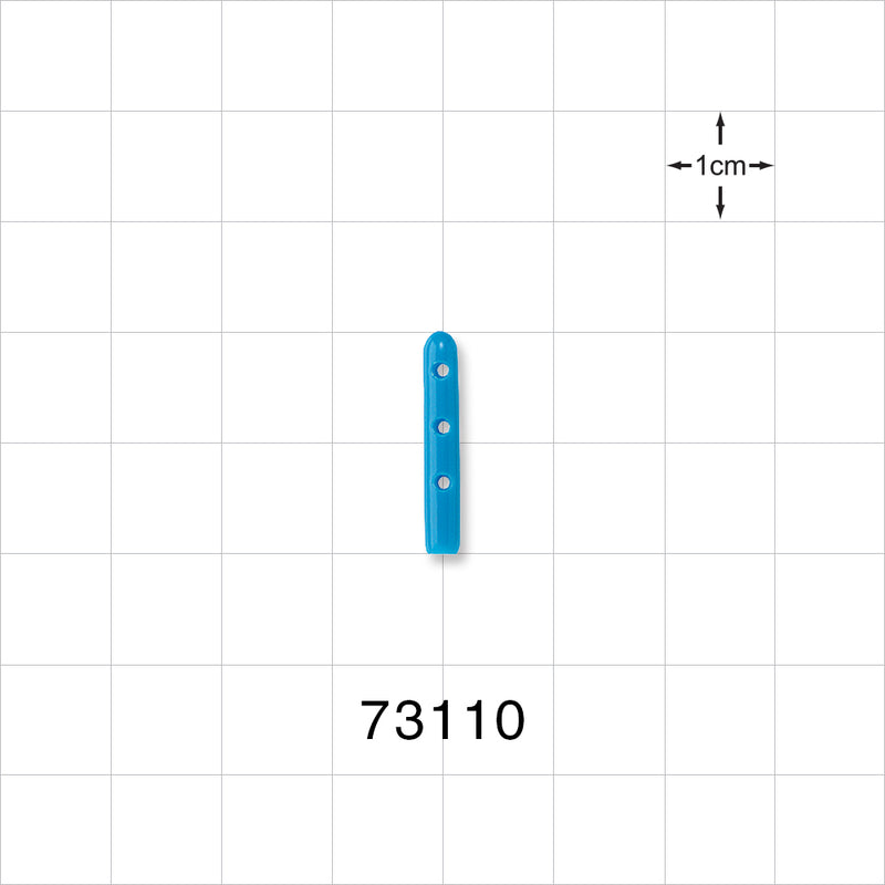 Instrument Guard, Vented, Blue - 0.08 inch x 0.75 inch (2 mm x 19.1 mm) - 73110