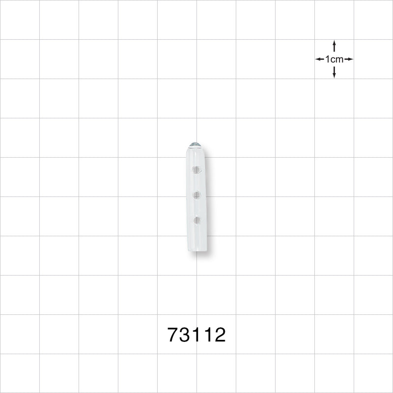 Instrument Guard, Vented, Clear - 0.13 inch x 1 inch (3.2 mm x 25.4 mm) - 73112