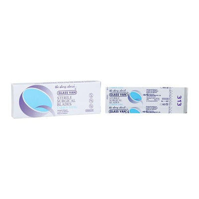 Myco Medical Supplies -Glassvan Carbon Steel Sterile Chisel Blade #313 2003-313
