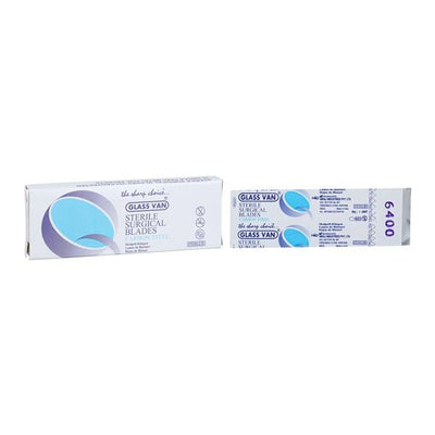 Myco Medical Supplies -Glassvan Carbon Steel Sterile Surgical Blade #64 2002-64