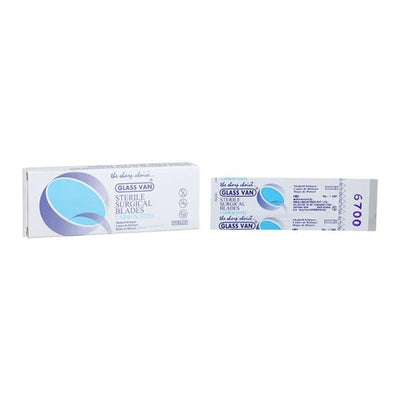 Myco Medical Supplies -Glassvan Carbon Steel Sterile Surgical Blade #67 2002-67