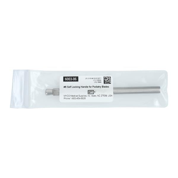 Myco Medical Supplies -Stainless Steel Chisel Blade Handle 4.19" 6003-06
