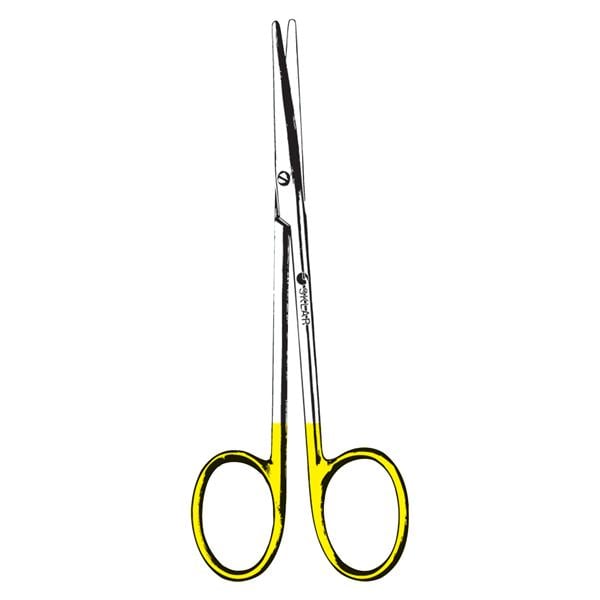 Sklar Instruments -Sklar Edge TC Strabismus Scissors Straight 4-1/2" Stainless Steel/Tungsten Carbide Non-Sterile Reusable Each 16-2605