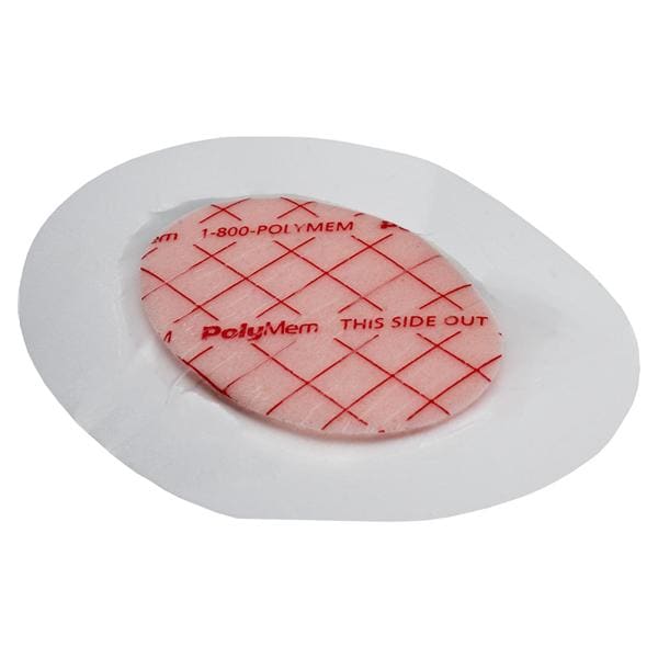 Ferris Mfg Corp  PolyMem Shape Hydrophilic Pre-Cut Dressing 3-1/2x5" Oval Adhesive #8 Abs LF - 8053
