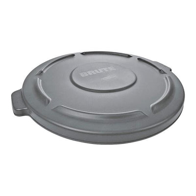 Newell Brands Dist. LLC Lid Can Brute Resin Self-Draining Channels Snap-On Closure UV Inhibitor f/ 55gal Containers 3/Case - FG265400GRAY