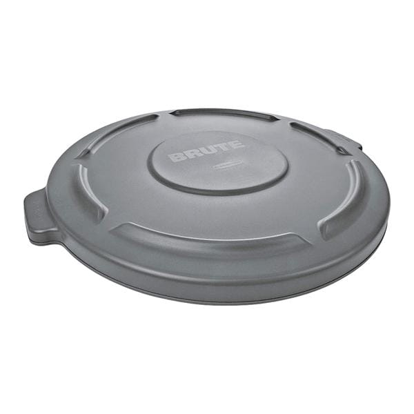 Newell Brands Dist. LLC Lid Can Brute Resin Self-Draining Channels Snap-On Closure UV Inhibitor f/ 55gal Containers 3/Case - FG265400GRAY