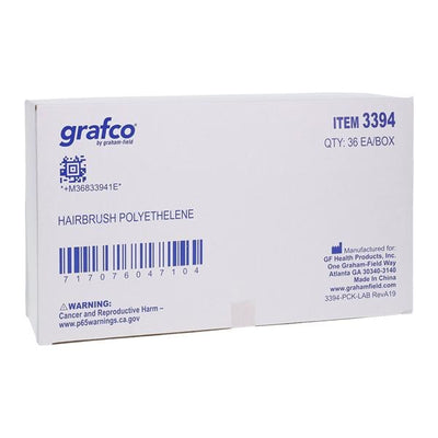 Graham-Field/Everest &Jennings Hair Brush Nylon Bristle/Polyethylene 36/Box - 3394