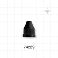 Ribbed Screw Cap, Black for 74225 and 74226 -  - 74229